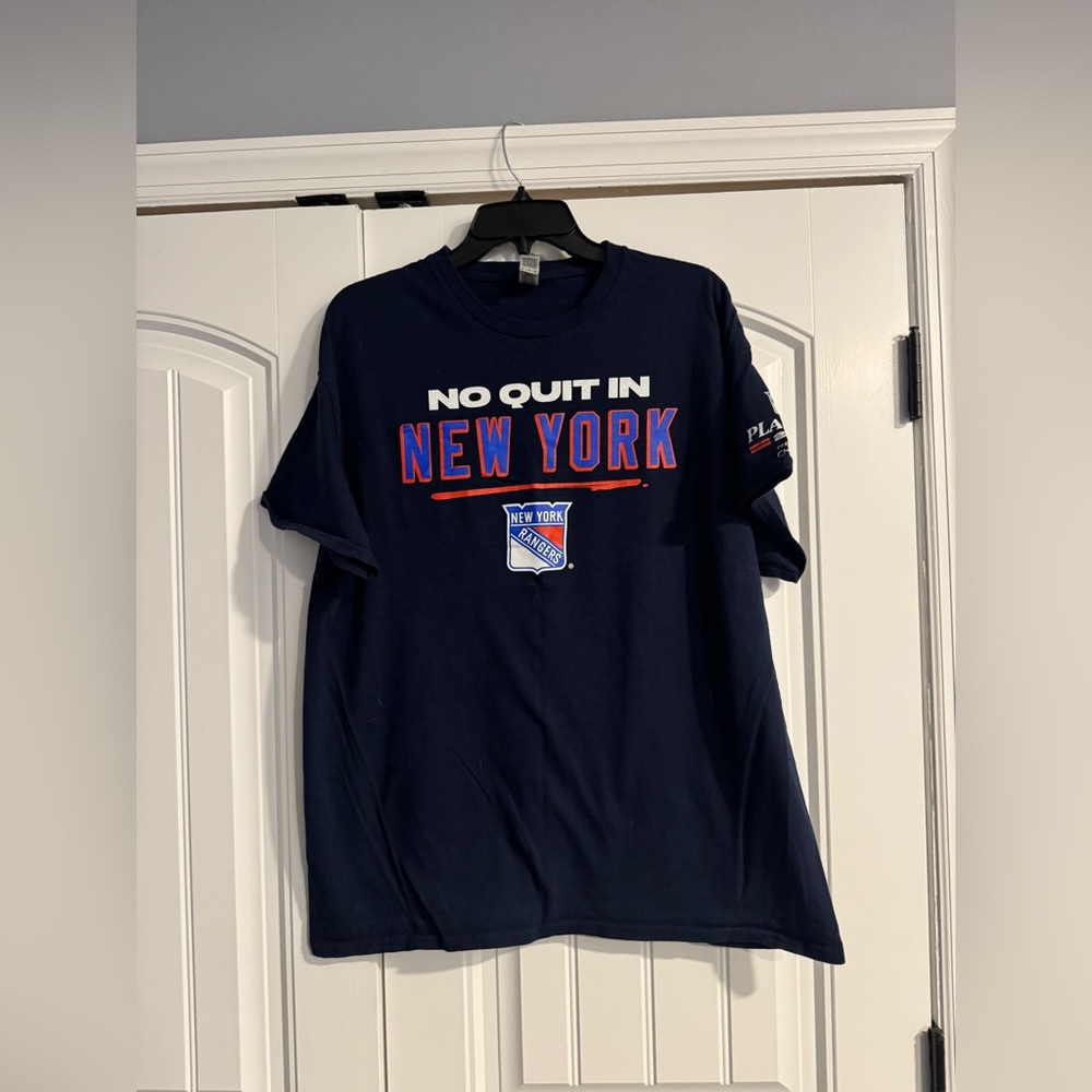 New York Rangers 2023 Playoffs No Quit New York Mens Shirt Size XL